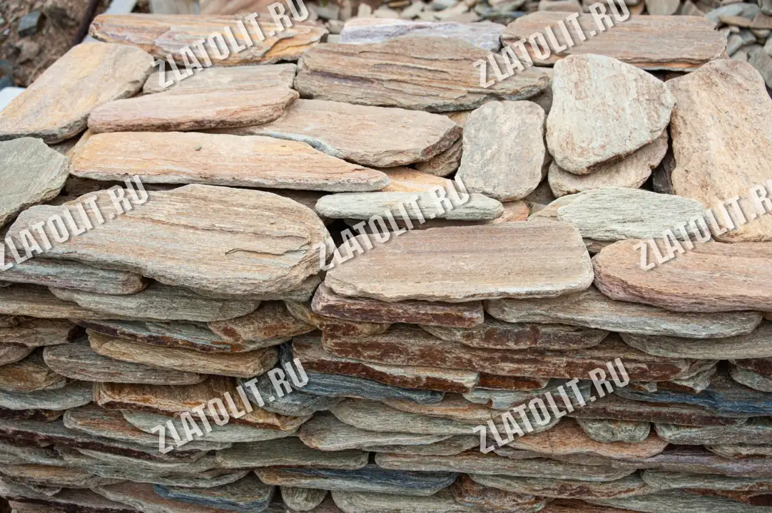 галтованный плитняк Кора дерева для мощения и облицовки в наличии от производителя